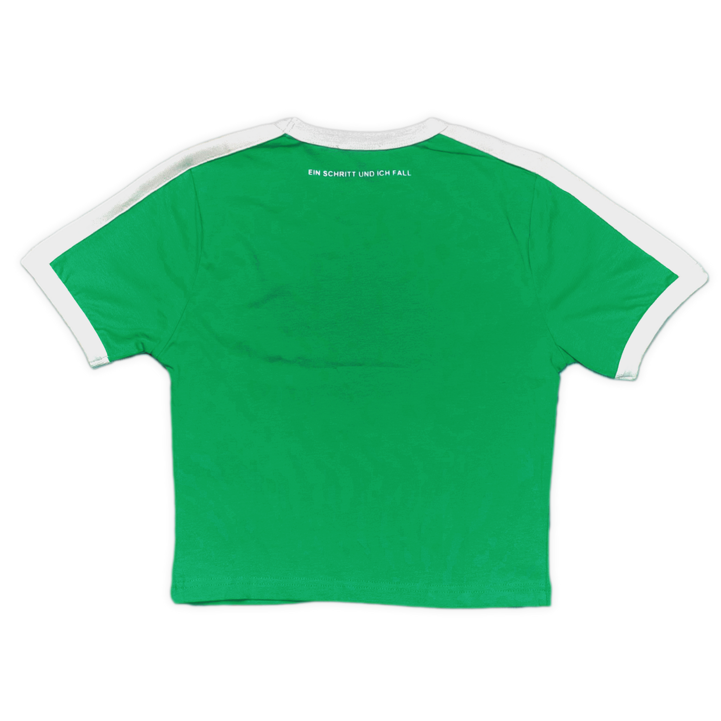WOMEN GREEN CROPPED SHIRT ESUIF
