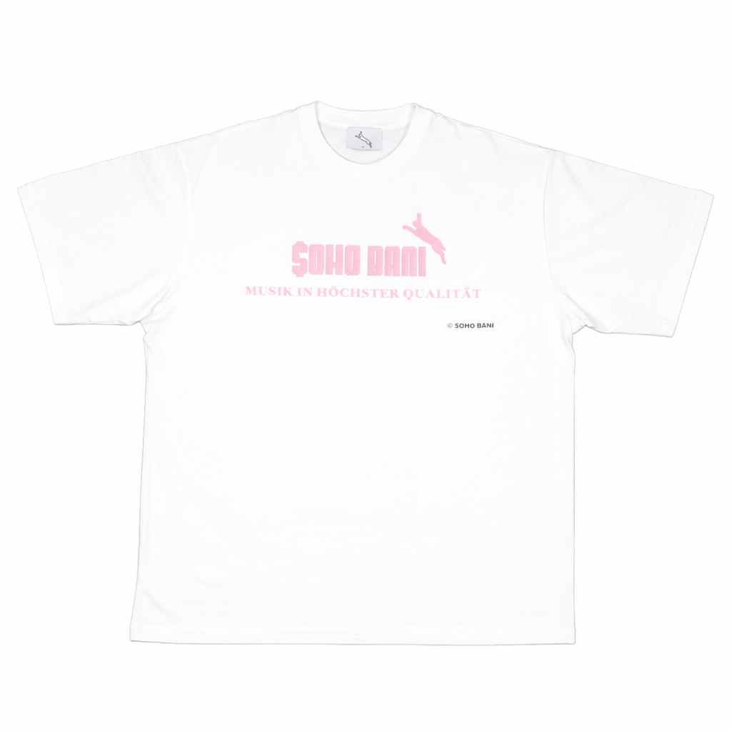 WHITE PINK T-SHIRT