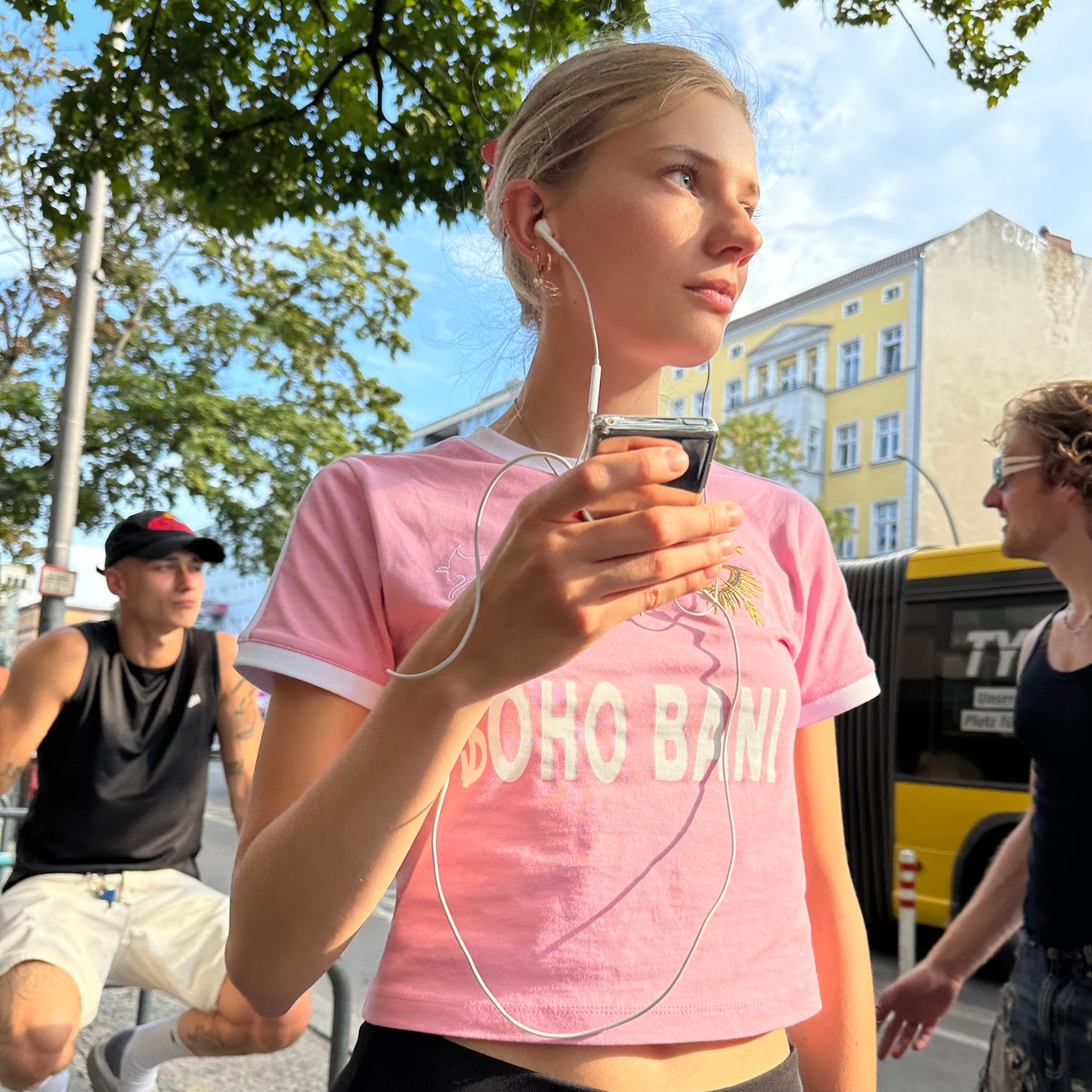 CROPPED SHIRT EIN SCHRITT UND ICH FALL + VINYL