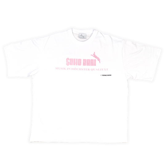 WHITE PINK T-SHIRT